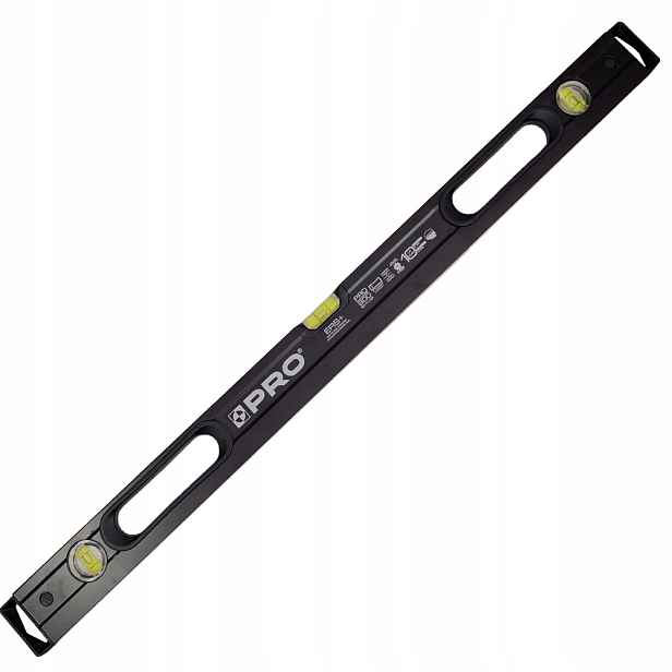 Vodováha PRO800 černá Frez s úchyty 120 CM (1,2 m) Pro