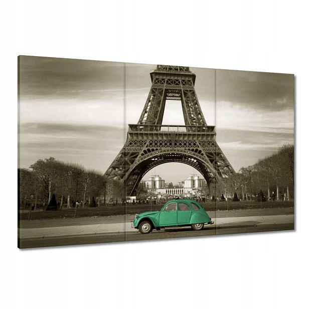 Obrazy 120x80 Smaragdový automobil