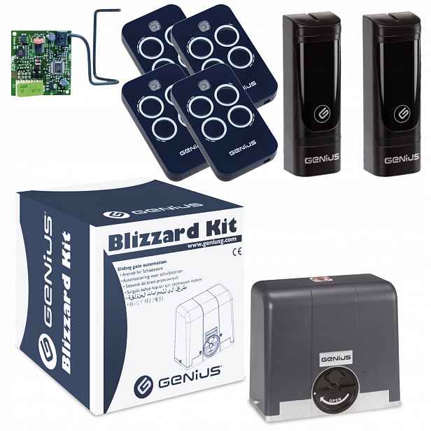 Genius Blizzard 500 Pilot Echo 4ks Pohon pro automatickou posuvnou bránu
