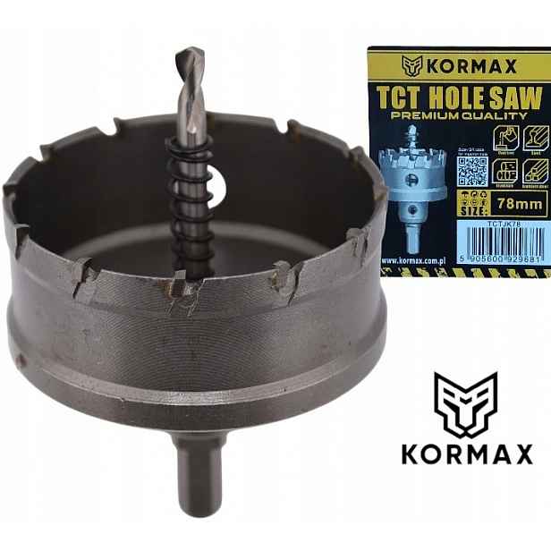 Korunkový Vrták vrták 78 mm Jádrový vrták Tct 78x25 karbid Tct Korunkový Vrták Pila