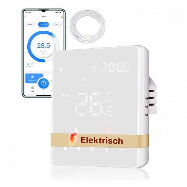 Termostat Moes WiFi pro podlahové vytápění nový