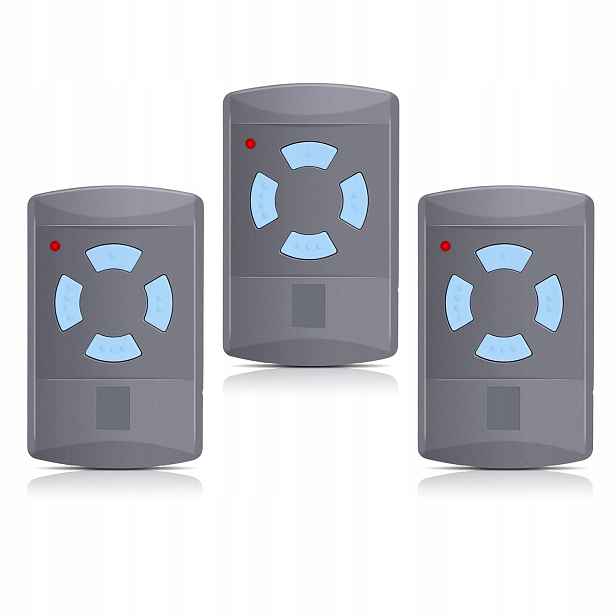 3x Ovladač 433,92 MHz pro Hormann EcoStar Liftronic 500/700/800, Portronic D2500