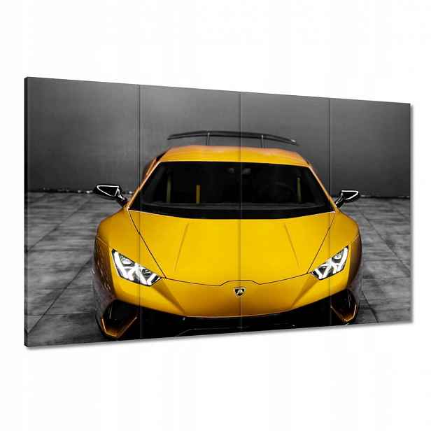 Obrazy 120x80 Žlutý auto Fura