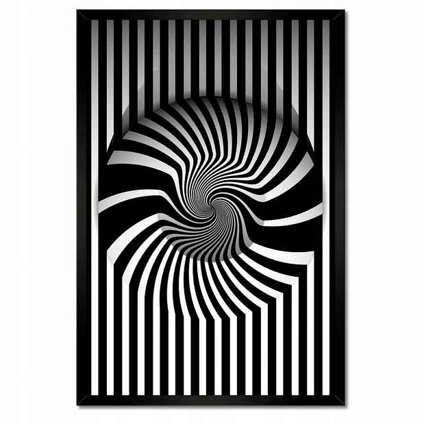 Plakáty v rámu 40x60 Abstrackja černobílá
