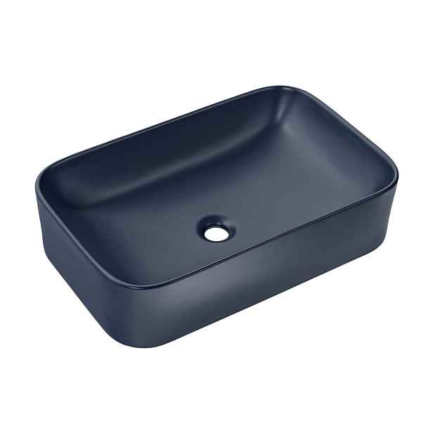 ArtCom Keramické umyvadlo KAMA MNB-60 | tmavomodrý mat 60 cm