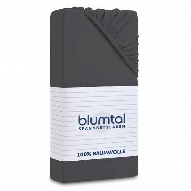 Blumtal NAPÍNACÍ PROSTĚRADLO 120/200 cm, tmavě šedá