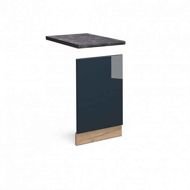 Vicco PŘEDNÍ PANEL Fame-Line Tmavě modrá s vysokým leskem 45 cm , PD Antracit
