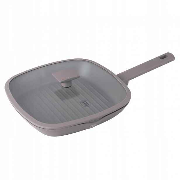 Grilovací pánev s víkem Berlinger Haus Taupe 28 cm BH-8097