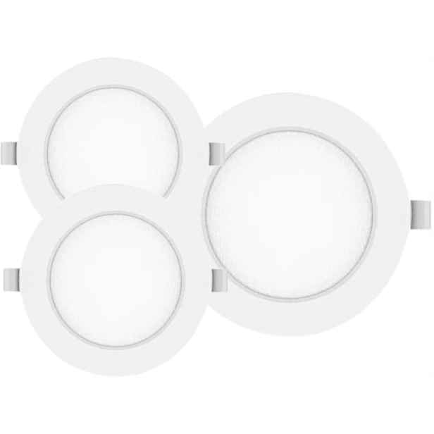 3x Led zapuštěný panel 12W Objímka 4000K na stropní svítidlo pro M-System