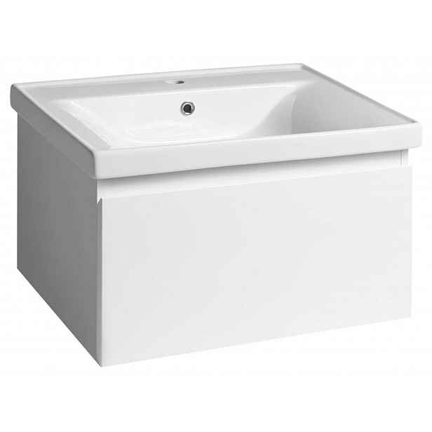 Aqualine Altair - Umyvadlová skříňka 35x62x45 cm, 1 zásuvka, bílá AI267