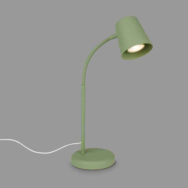 Noční lampa, stolní, otočná, s kabelovým spínačem, pro čtení