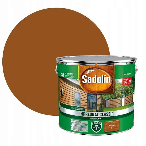 Sadolin Classic 9L Hybridní Impregnace Na Dřevo Borovice