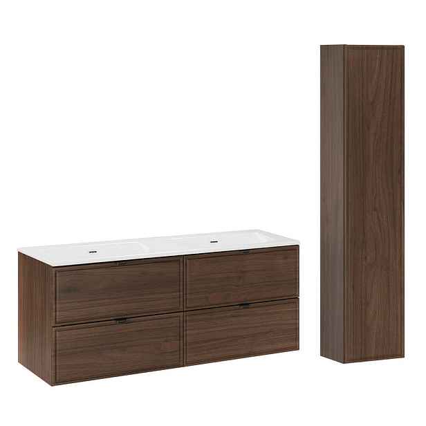Petits-meubles KOUPELNOVÝ NÁBYTEK 121cm Elias 2er-Set Dřevo