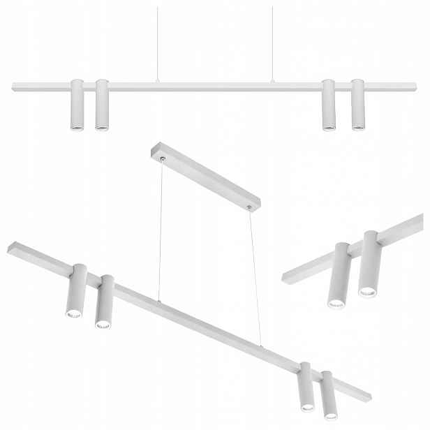 Led Závěsná Lampa 30W Moderní Bílá, Proměnlivá Barva Světla Cct, 120 CM