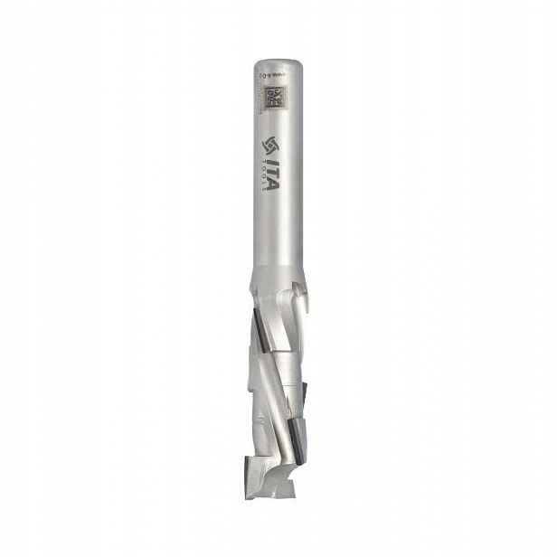 Ita Tools diamantová fréza Z1+1 D16 I45 L100 S12 mm 3 spirály pouzdro Ocel
