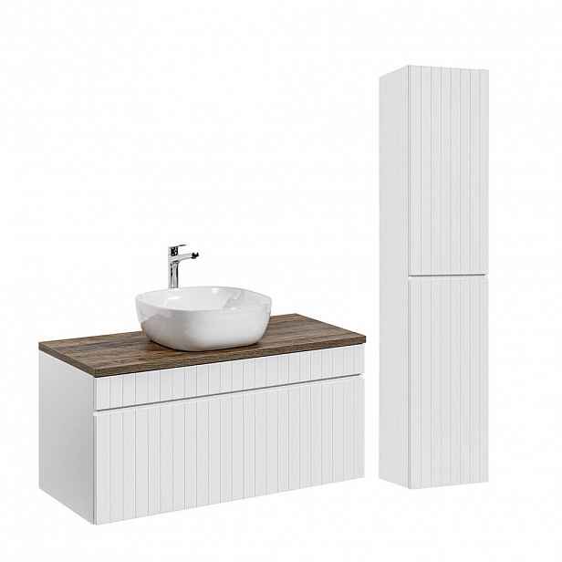 Petits-meubles KOUPELNOVÝ NÁBYTEK 100cm Zelie 2er-Set Bílá