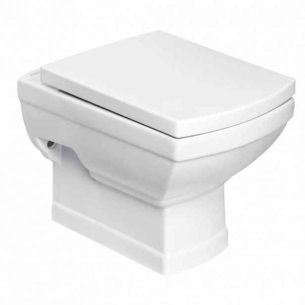 KERRA - Závěsné WC mísa Kleopatra 16 (s deskou) 5907548105349