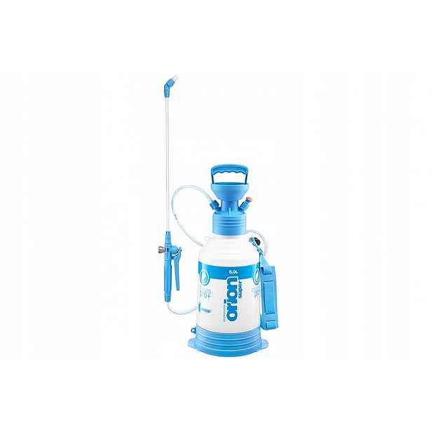 Ruční tlakový postřikovač Kwazar Cleaning Pro+ odolný vůči chemii 6L