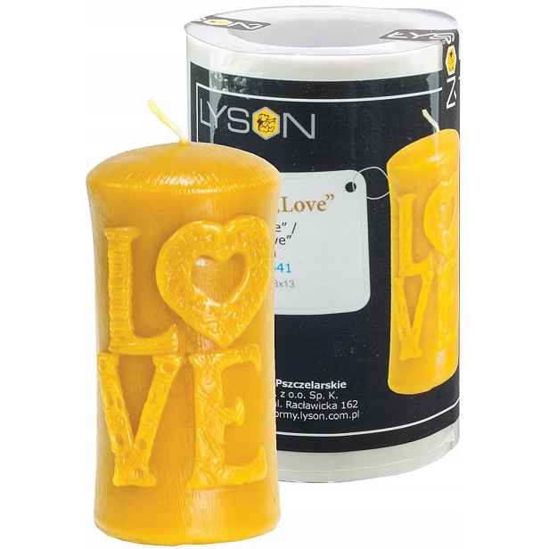 Silikonová Forma svíčka Love