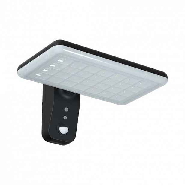 V-tac Solární zahradní nástěnné svítidlo 15W senzor pohybu Cct IP65, černá