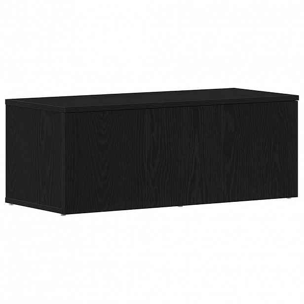 vidaXL Televizní skříň 80x34x30 cm Černý dub Kompozitní dřevo