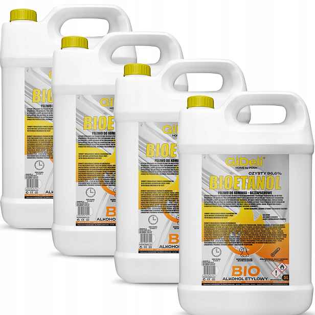 Bioetanol do krbu 4x 5L bezzápachové biopalivo