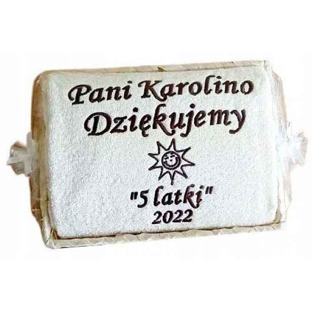 Originální dárek Ukončení Mateřské Školky pro paní předškolačku Ručník