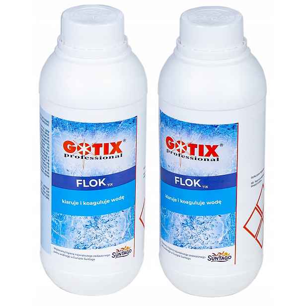 Přípravek na čištění vody v bazénu Jacuzzi Koagulant v tekutině Flok 1L