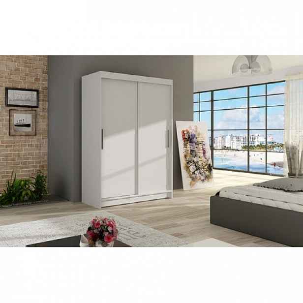 šatní skříň MIAMI I bílá šířka 120 cm