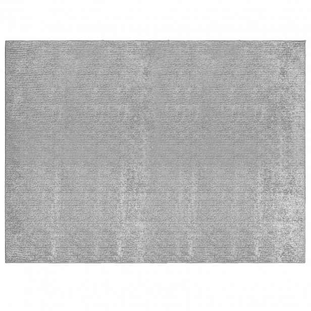 vidaXL Koberec Šedá 300 x 400 cm 100% polyester 3 mm Lze prát