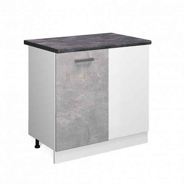 Vicco ROHOVÁ SKŘÍŇKA R-Line Beton 86 cm , PD Antracit