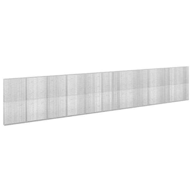 vidaXL Gabion s drátem 5 mm a síťkou 5x2,5 cm 1100x20x200 cm