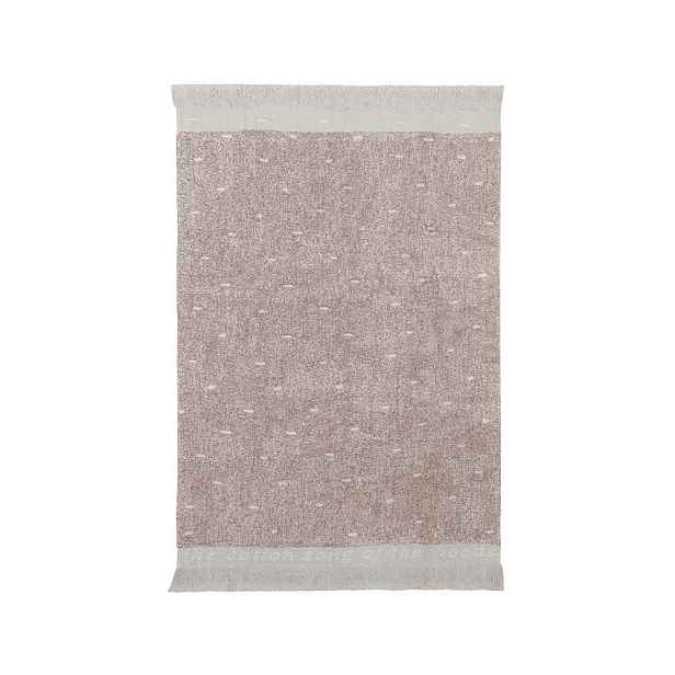 Béžový pratelný ručně tkaný bavlněný koberec 140x200 cm Woods Symphony Linen – Lorena Canals