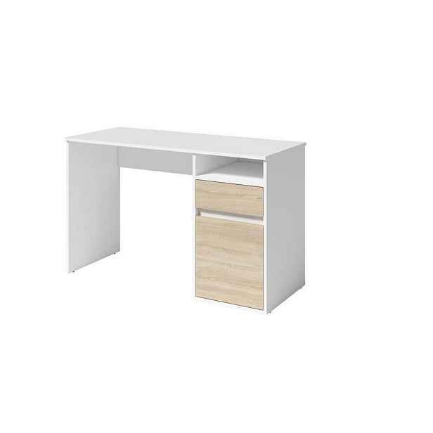 MASSENO PSACÍ STŮL REGIS, 120x53x75,5 cm, bílý
