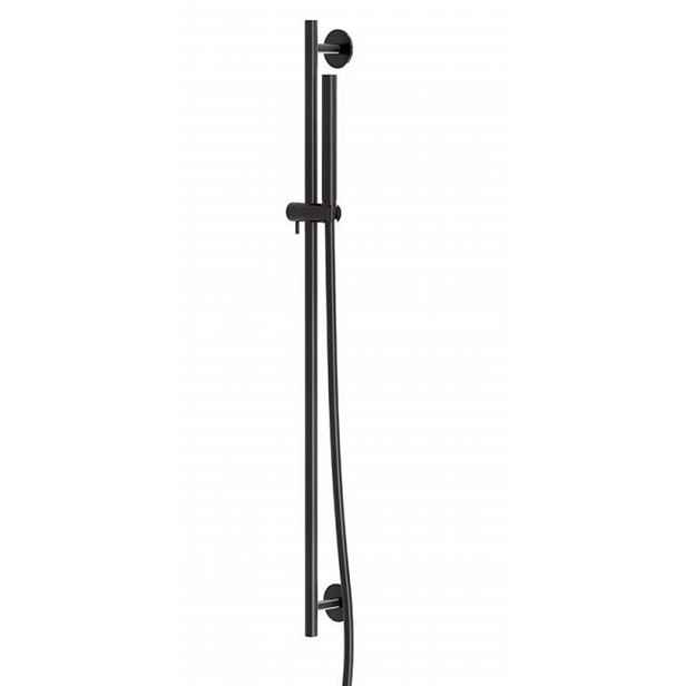 Steinberg 100 - Set sprchové hlavice, tyče a hadice, matná černá 100 1601 S