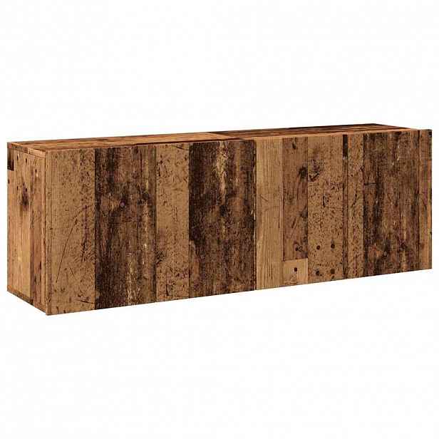 vidaXL TV skříňky nástěnné 2 ks old wood 60 x 30 x 41 cm