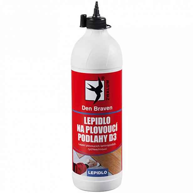 Den Braven Lepidlo na plovoucí podlahy D3 500 g barva bílá, po vytvrzení transparentní