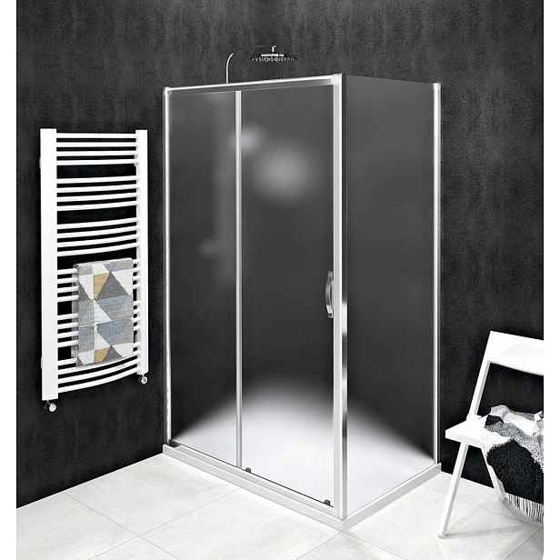 Gelco Sigma Simply - Sprchový kout 120x90 cm, L/P varianta, sklo Brick/chrom GS4212GS4390