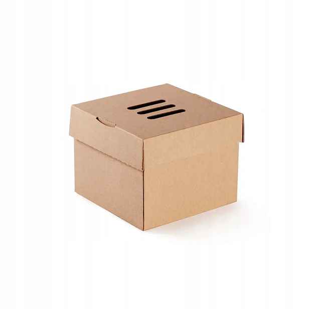Krabička na burger rozkládací Burger box s sebou eko 15x15x10 cm 100 ks