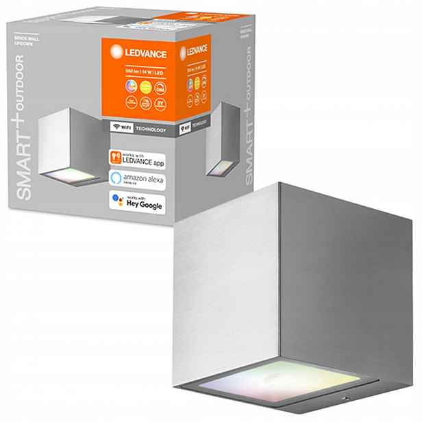 Led fasádní nástěnné svítidlo Zahradní lampa Smart Wifi Rgb Ledvance