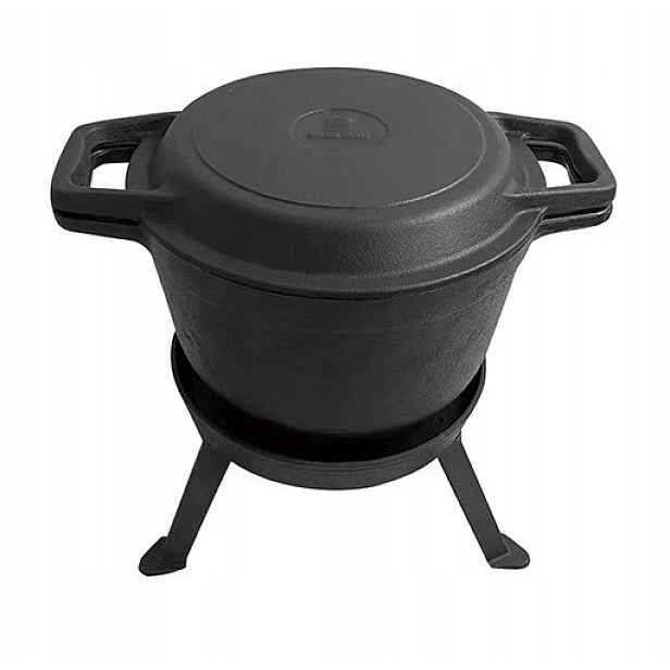 Lovecký litinový kotlík 3v1, objem 10 l, KH-1734 KINGHoff