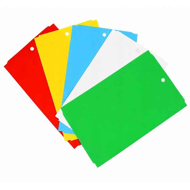 Přívěsky 5 Barev pro popis rostlin 163,5x100 mm (100x163,5) 500ks
