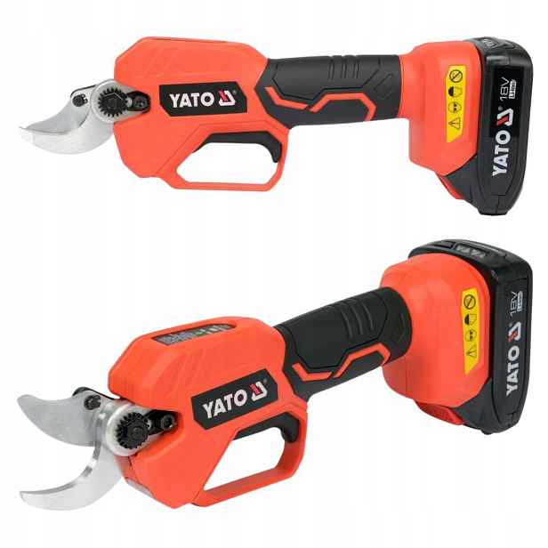Zahradní nůžky Na Větve Akumulátorové 18V Yato Akumulátor 2AH Nabíječka