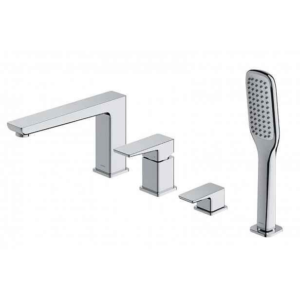 OMNIRES Parma - Baterie na okraj vany, 4-otvorová instalace, chrom PM7432CR