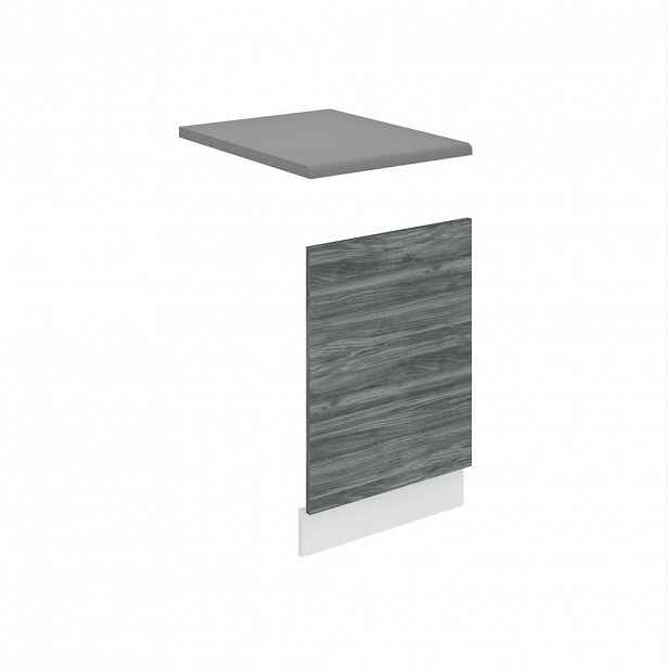 B BELINI GROUP ČELNÍ PANEL pro myčku nádobí PO. 45 cm, bez úchytky, Glamour dřevo