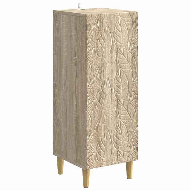 vidaXL Servírovací skříň Dub sonoma 33 x 34,5 x 90 cm Kompozitní dřevo