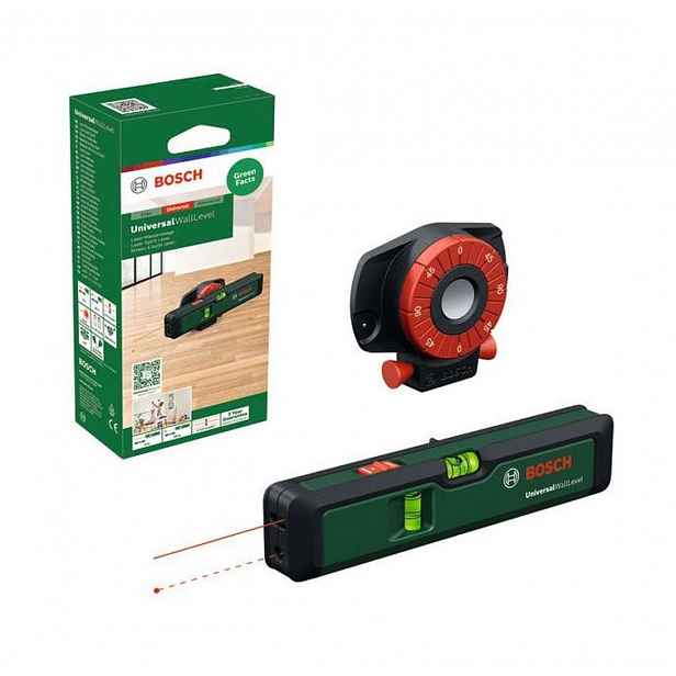 Bosch - Laserová vodováha UniversalWallLevel, 15 cm 0603663JZ0