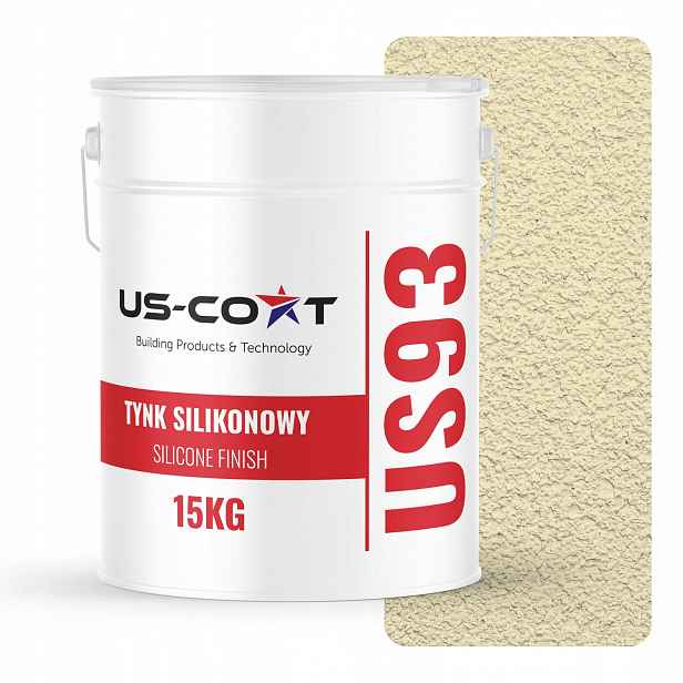 Silikonová Fasádní Omítka Žlutá Světlá F622 15KG Beránek Granulace 2.0mm