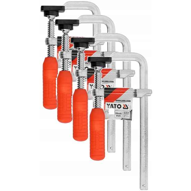 Yato Truhlářská Svěrka Kovaná 200X80MM Sada Svěrek 4X YT-6402 Komplet