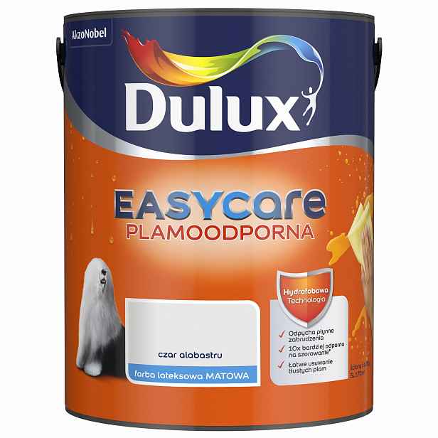 Barva nástěnná barva Dulux 5 l, barva alabastru matná